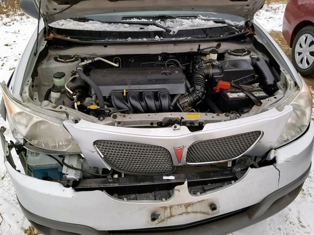 5Y2SL65868Z400122 - 2008 PONTIAC VIBE SILVER photo 7