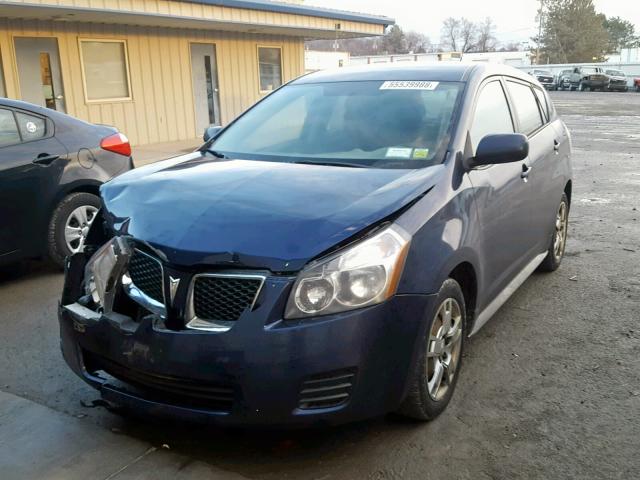 5Y2SP67029Z450979 - 2009 PONTIAC VIBE BLUE photo 2