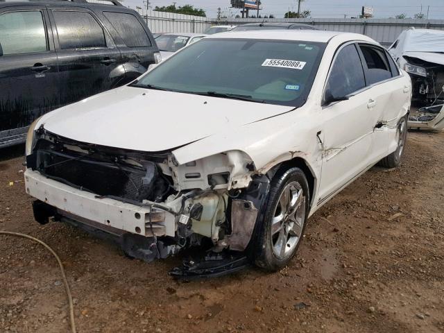 1G1ZH57B78F161239 - 2008 CHEVROLET MALIBU 1LT WHITE photo 2