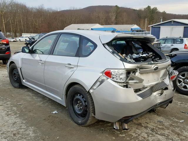 JF1GR7E60BG825904 - 2011 SUBARU IMPREZA WR SILVER photo 3