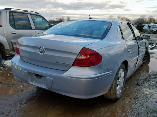 2G4WC582561162932 - 2006 BUICK LACROSSE C BLUE photo 4