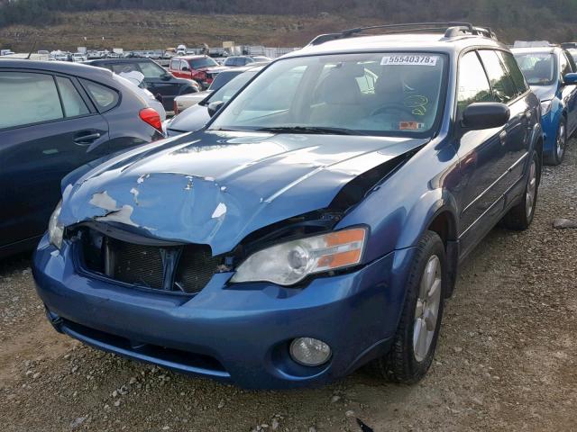 4S4BP61C977318339 - 2007 SUBARU LEGACY OUT BLUE photo 2