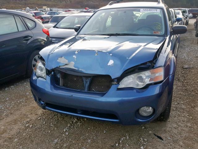 4S4BP61C977318339 - 2007 SUBARU LEGACY OUT BLUE photo 9