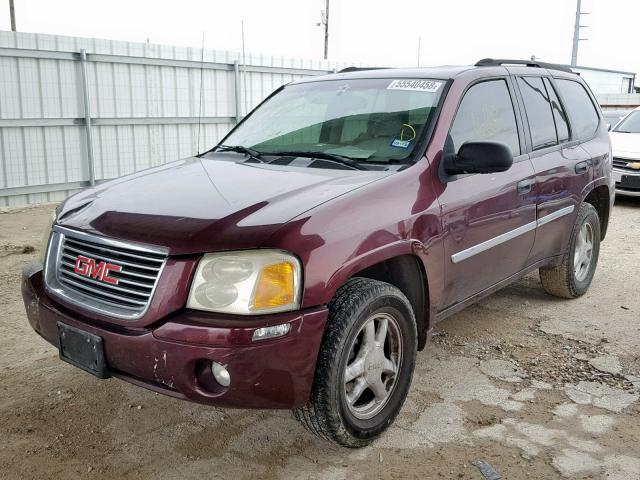 1GKDS13S472209744 - 2007 GMC ENVOY BURGUNDY photo 2