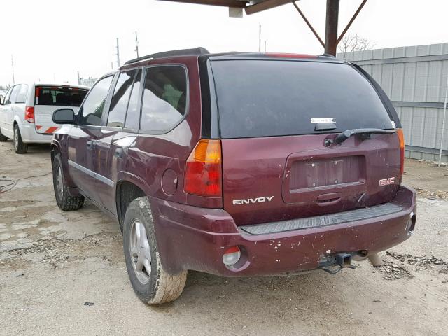 1GKDS13S472209744 - 2007 GMC ENVOY BURGUNDY photo 3