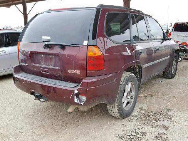 1GKDS13S472209744 - 2007 GMC ENVOY BURGUNDY photo 4