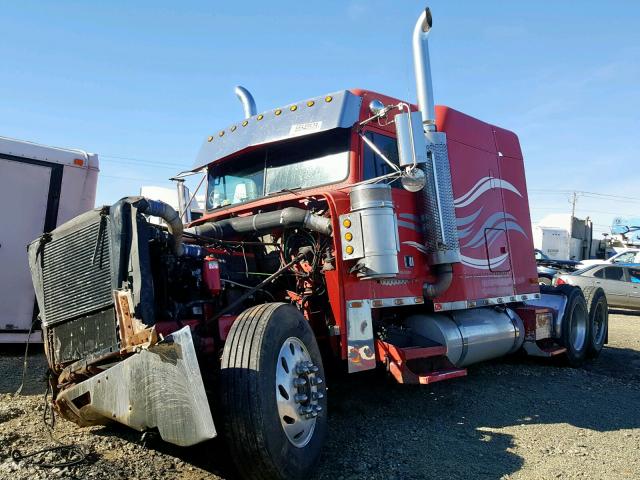 2FUPCDYB0VA705887 - 1997 FREIGHTLINER CONVENTION RED photo 2