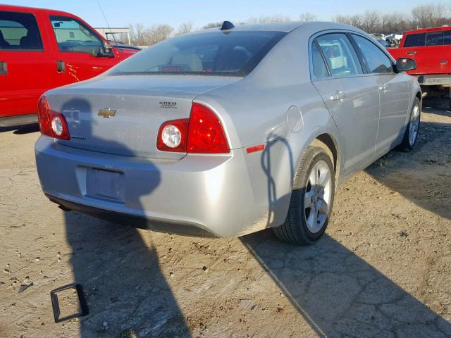 1G1ZB5E01CF138213 - 2012 CHEVROLET MALIBU LS SILVER photo 4