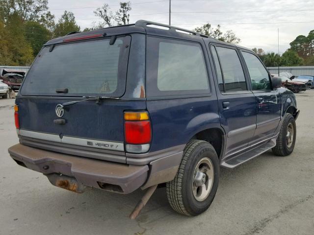 4M2DU52P5VUJ04572 - 1997 MERCURY MOUNTAINEE BLUE photo 4