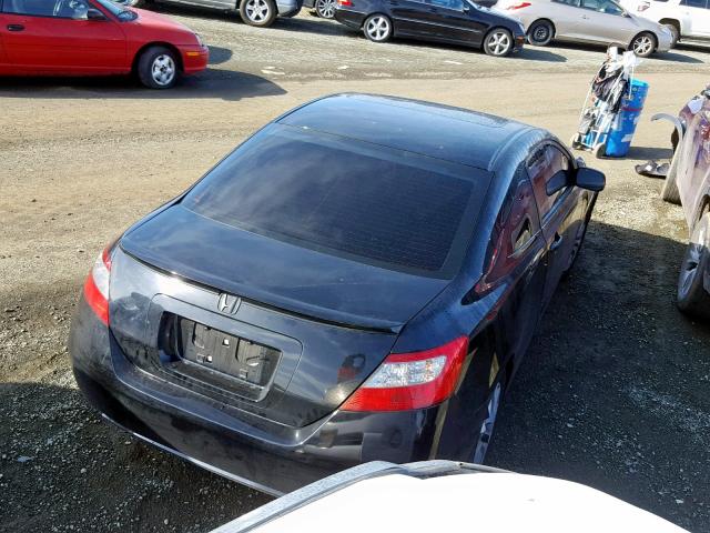 2HGFG1B97AH512182 - 2010 HONDA CIVIC EXL BLACK photo 4