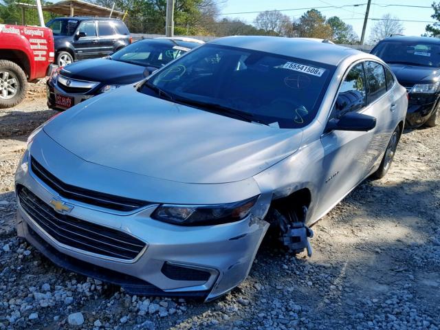 1G1ZB5ST0HF260812 - 2017 CHEVROLET MALIBU LS SILVER photo 2