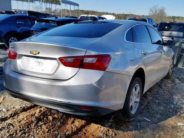 1G1ZB5ST0HF260812 - 2017 CHEVROLET MALIBU LS SILVER photo 4