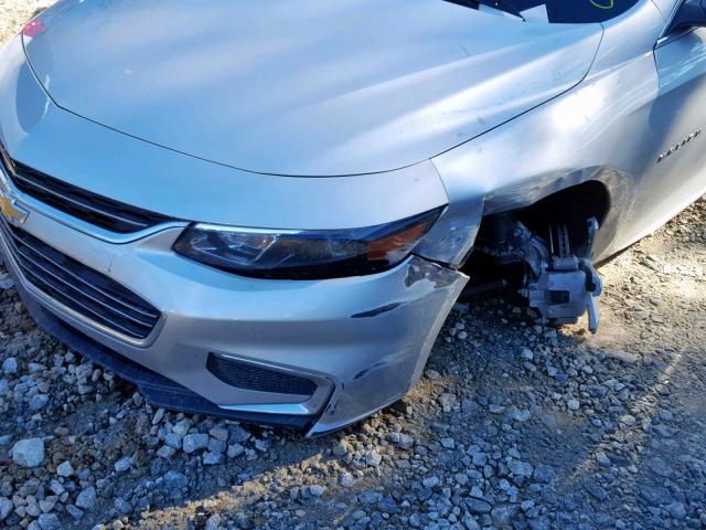 1G1ZB5ST0HF260812 - 2017 CHEVROLET MALIBU LS SILVER photo 9