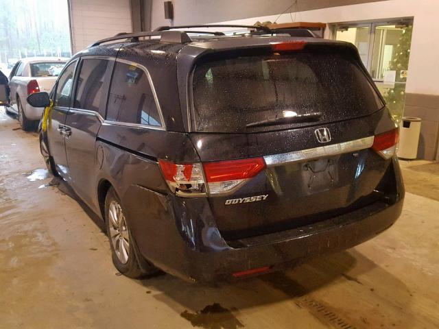 5FNRL5H65FB062010 - 2015 HONDA ODYSSEY EX BLACK photo 3