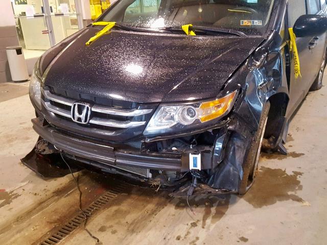 5FNRL5H65FB062010 - 2015 HONDA ODYSSEY EX BLACK photo 9