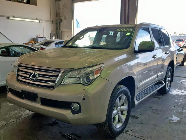 JTJJM7FX1C5047712 - 2012 LEXUS GX PREMIUM GOLD photo 2