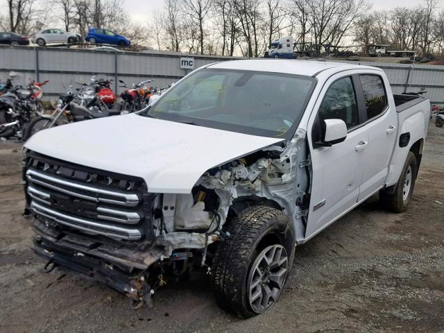 1GTG6CEN0H1264201 - 2017 GMC CANYON SLE WHITE photo 2