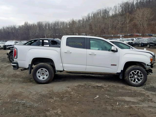 1GTG6CEN0H1264201 - 2017 GMC CANYON SLE WHITE photo 9