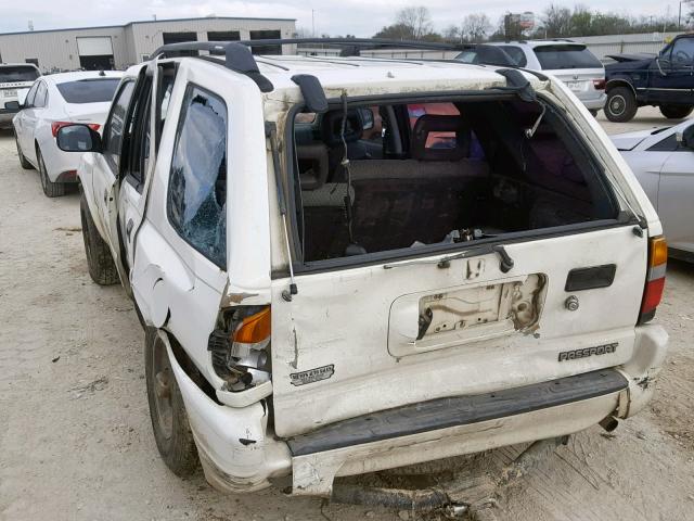 4S6CK58W3X4403666 - 1999 HONDA PASSPORT E თეთრი ფოტო 9