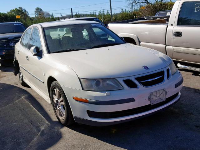 YS3FD46Y171115514 - 2007 SAAB 9-3 2.0T WHITE photo 1