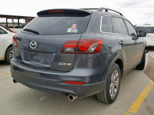 JM3TB2CAXE0433394 - 2014 MAZDA CX-9 TOURI BLACK photo 4