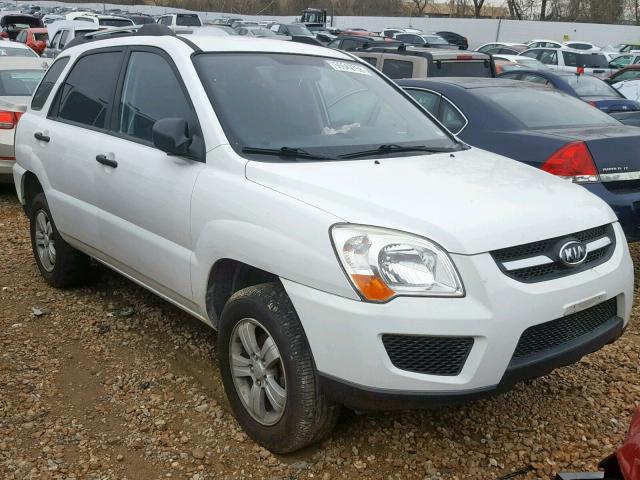 KNDJF724397582451 - 2009 KIA SPORTAGE L WHITE photo 1