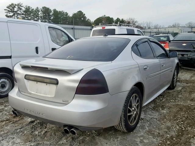 2G2WR544651155002 - 2005 PONTIAC GRAND PRIX SILVER photo 4