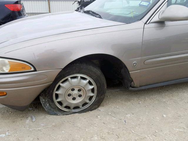 1G4HR54K31U164348 - 2001 BUICK LESABRE LI BEIGE photo 9