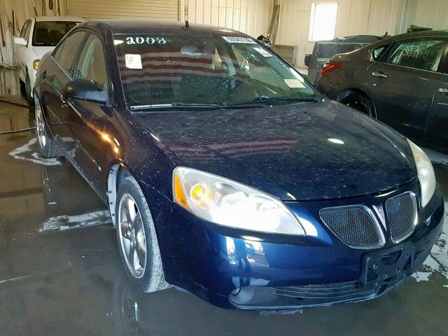 1G2ZH57N284117554 - 2008 PONTIAC G6 GT BLUE photo 1