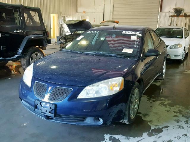 1G2ZH57N284117554 - 2008 PONTIAC G6 GT BLUE photo 2