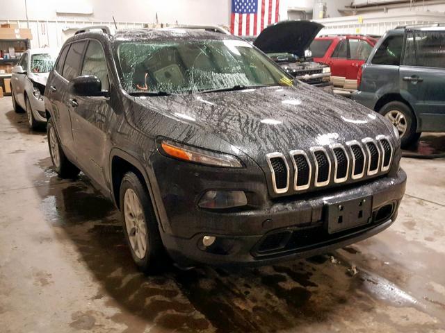 1C4PJMCS2EW252191 - 2014 JEEP CHEROKEE L BLACK photo 1