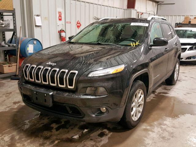 1C4PJMCS2EW252191 - 2014 JEEP CHEROKEE L BLACK photo 2