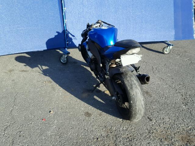 JKAZXCE178A002804 - 2008 KAWASAKI ZX1000 E BLUE photo 3