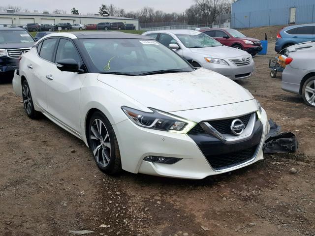 1N4AA6AP1HC412511 - 2017 NISSAN MAXIMA 3.5 WHITE photo 1