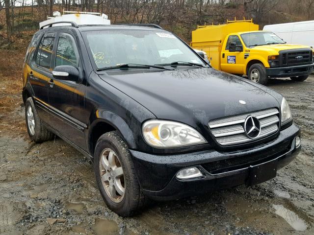 4JGAB57E83A432150 - 2003 MERCEDES-BENZ ML 350 BLACK photo 1