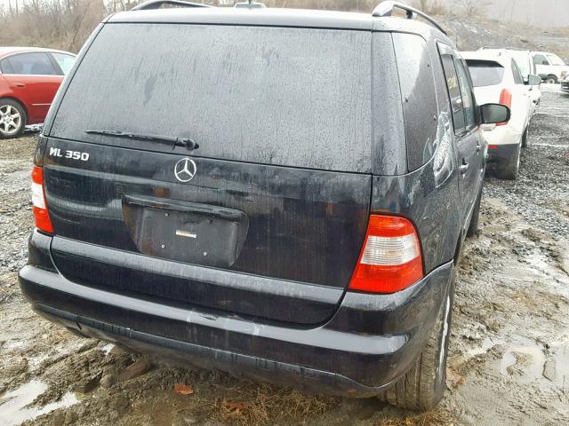 4JGAB57E83A432150 - 2003 MERCEDES-BENZ ML 350 BLACK photo 4