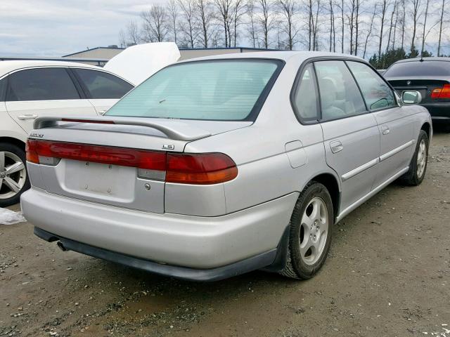 4S3BD6556S7228048 - 1995 SUBARU LEGACY LS SILVER photo 4