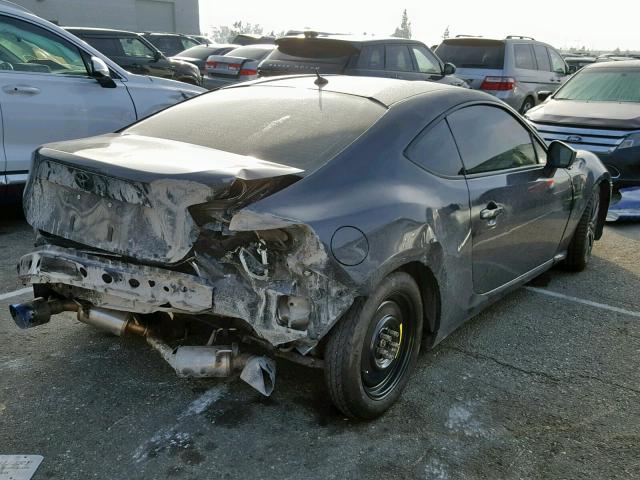 JF1ZNAA18D1720304 - 2013 TOYOTA SCION FR-S GRAY photo 4