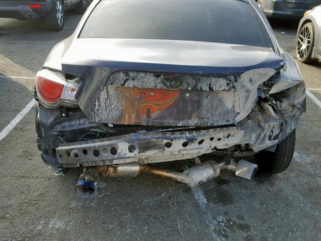 JF1ZNAA18D1720304 - 2013 TOYOTA SCION FR-S GRAY photo 9