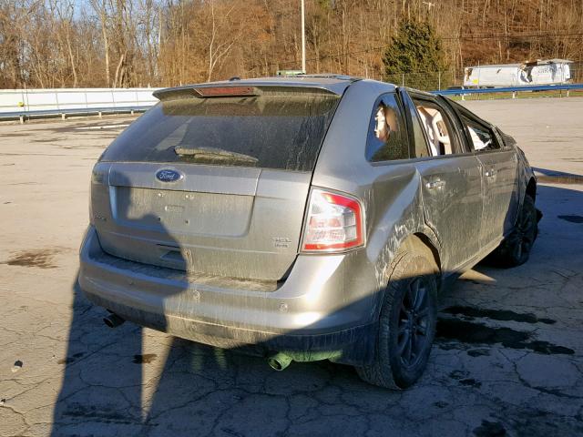 2FMDK48C48BA31579 - 2008 FORD EDGE SEL GRAY photo 4