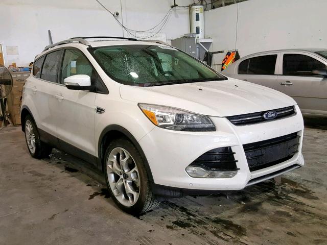 1FMCU0J96EUE25569 - 2014 FORD ESCAPE TIT WHITE photo 1