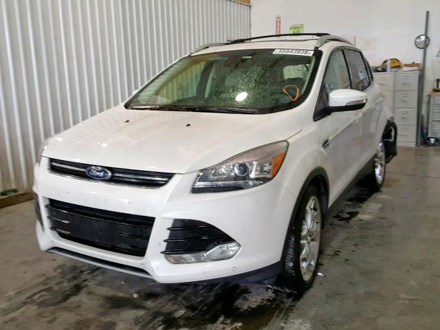 1FMCU0J96EUE25569 - 2014 FORD ESCAPE TIT WHITE photo 2