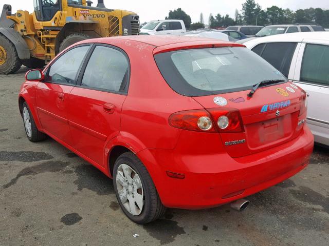 KL5JD66Z85K216651 - 2005 SUZUKI RENO S RED photo 3