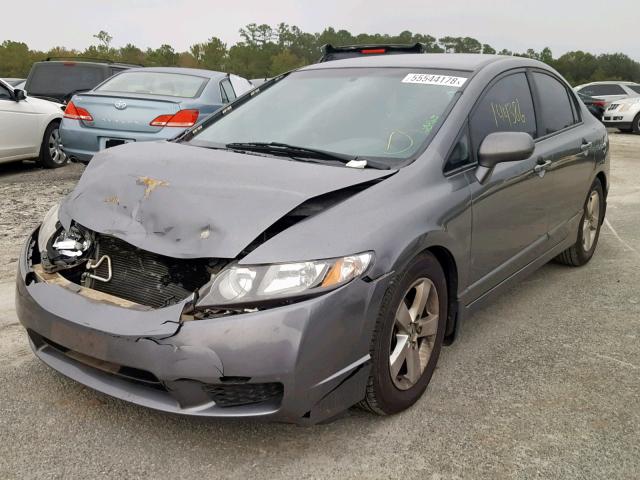19XFA1F68BE007006 - 2011 HONDA CIVIC LX-S GRAY photo 2