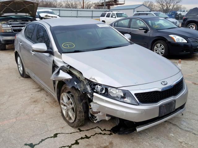 KNAGM4A76D5439053 - 2013 KIA OPTIMA LX SILVER photo 1