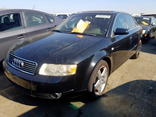 WAUJT58E44A232459 - 2004 AUDI A4 3.0 BLACK photo 2