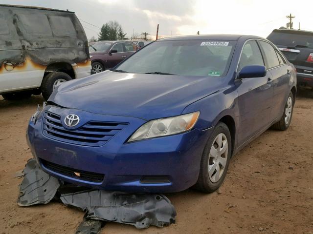 4T1BE46K18U263219 - 2008 TOYOTA CAMRY CE BLUE photo 2