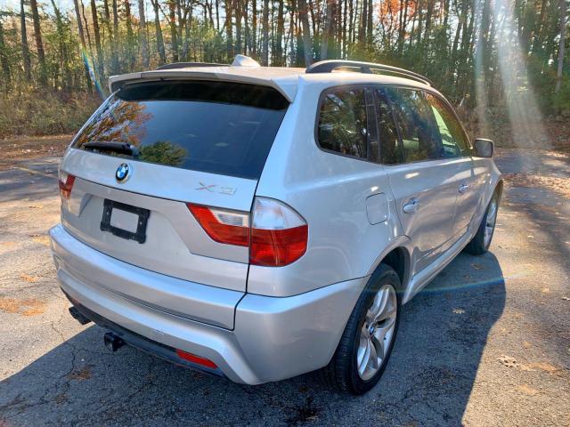 WBXPC93467WJ00476 - 2007 BMW X3 3.0SI SILVER photo 3