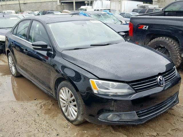 3VWLP7AJ0CM347769 - 2012 VOLKSWAGEN JETTA SEL BLACK photo 1