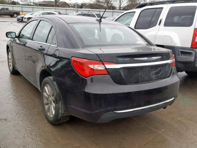 1C3CCBBB2DN503704 - 2013 CHRYSLER 200 TOURIN BLACK photo 3